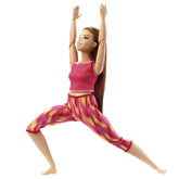 Barbie Made to Move Doll - Orange Dye Pants for Kids Ages 4+ (GXF07) - FunCorp India